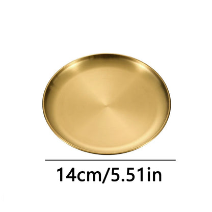 Fruit Plate, Round Salad Dessert Plate, Plastic Plate Can Be Used For Snacks, Nuts Can Be Stacked And Not Easily Broken