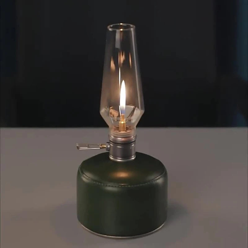 CAMPINGMOON T-1 Outdoor Gas Coreless Candle Lamp Gasification Tent Gas Lamp Atmosphere Camping Flat Gas Candle Lamp