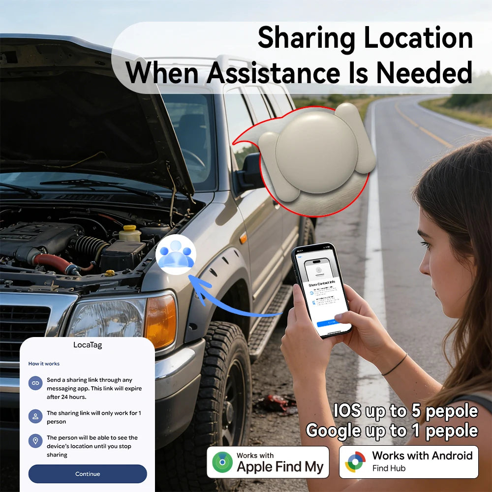 1/4-pack For Apple Find My/Google Find Hub Tracker Strong Magnetic Waterproof Anti-lost Finder Device For IOS/Google Smart Tag