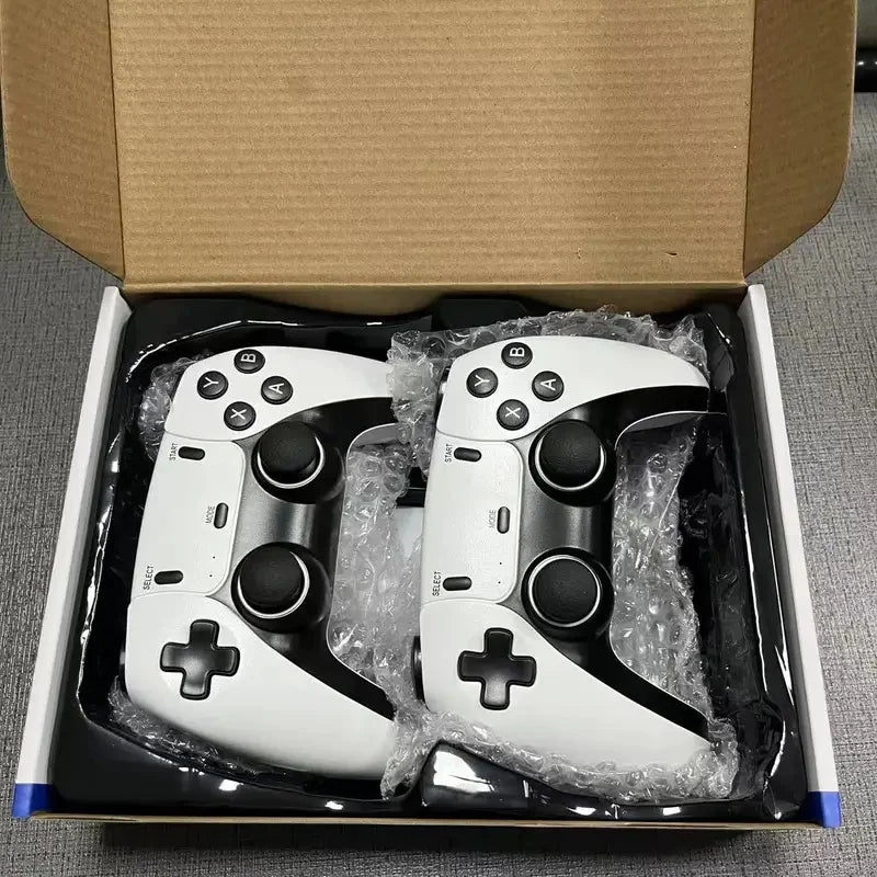 128G Game Stick M15 4K Video TV Game Console Wireless Gamepads 20000+ Classic Arcade Games HD Two-player Gaming Console with 64G