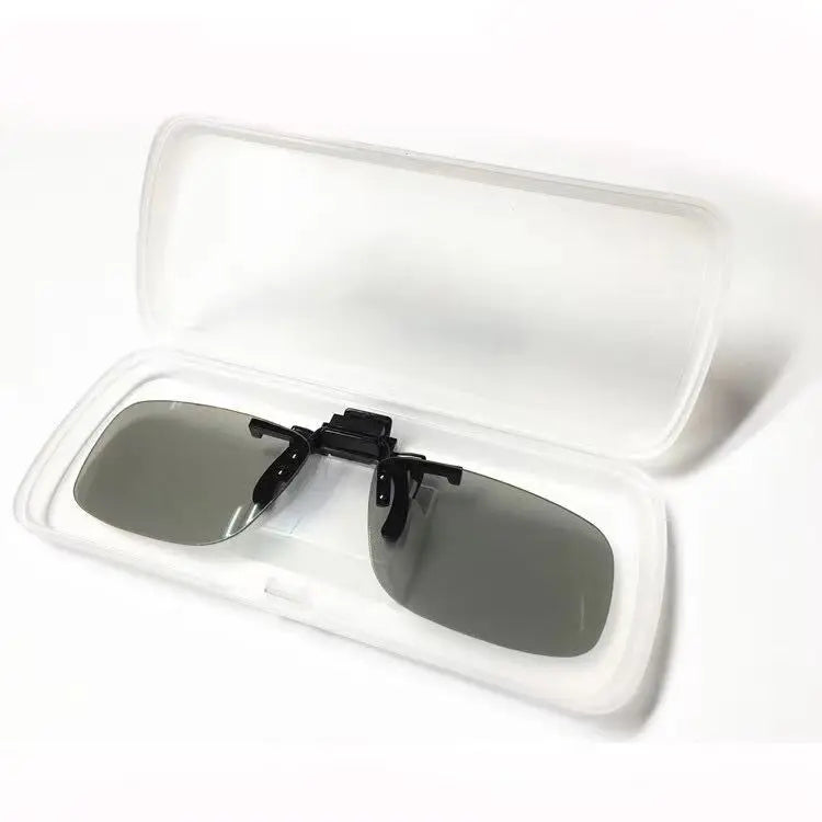 Clip-on Passive 3D Glasses Circular Polarized Lenses for Polarized TV Real D 3D Cinemas for Movies Theater Cinema Passive 3D TV