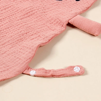 Cute Bear Baby Cotton Comforter Blanket Newborn Sleeping Dolls Rabbit Ears Sleep Toy Soothe Appease Towel Bibs Saliva Towel New