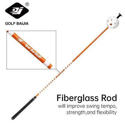 Golf Hollow Ball Swing Practice Stick - Short Version, Understand the Strength of the Swing through the Sound