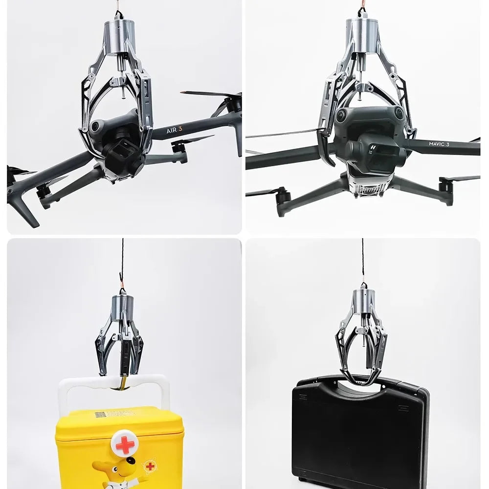 Newest Drone Remote Control Mechanical Claw Air Releaser Pick-Up Drop Device for Drone