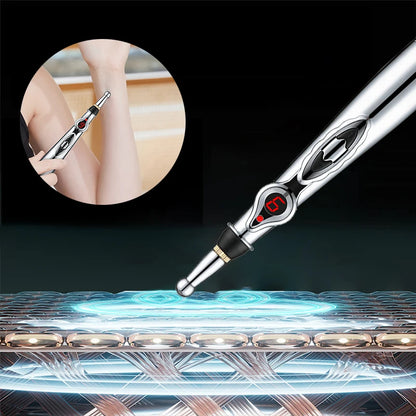 1PC Electronic Acupuncture Pen Meridian Energy Point Massage Tool for Health And Wellness
