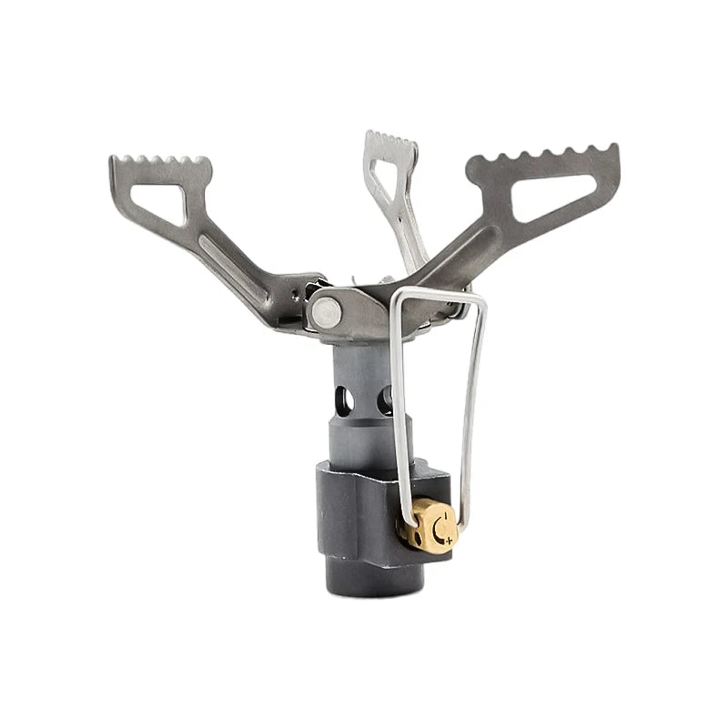 BRS Outdoor Gas Stove Mini Camping Gas Burner 25g Ultralight Titanium