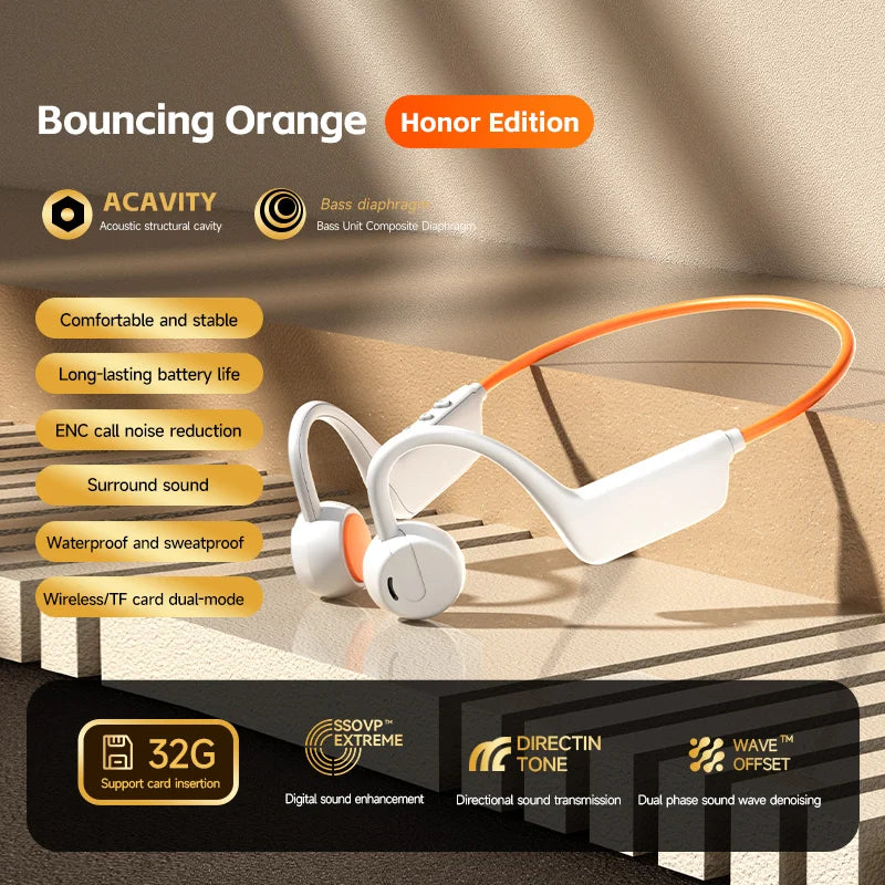 Real X8 Wireless Bone Conduction Headset Headphone IPX8 Bluetooth 5.3 For Swimming Waterproof Exercise Fitness Sports