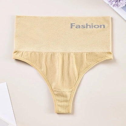 Sexy Women's High Waisted Underwear, Seamless Thong, Slimming Open Buttocks Underwear, Slimming Underwear, Women's Underwear