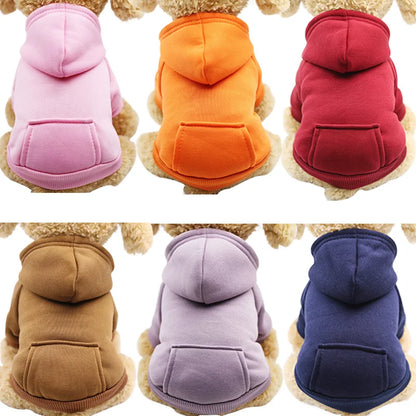 Dog Coat for Small Dogs | Solid 100% Cotton Jacket | Chihuahua, Yorkshire Terrier & Poodle
