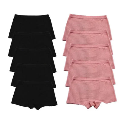 10PCS Fast Shipping M-XL 95% Cotton Boxer Shorts Women Sports Panties Yoga Panty for Female Underpants