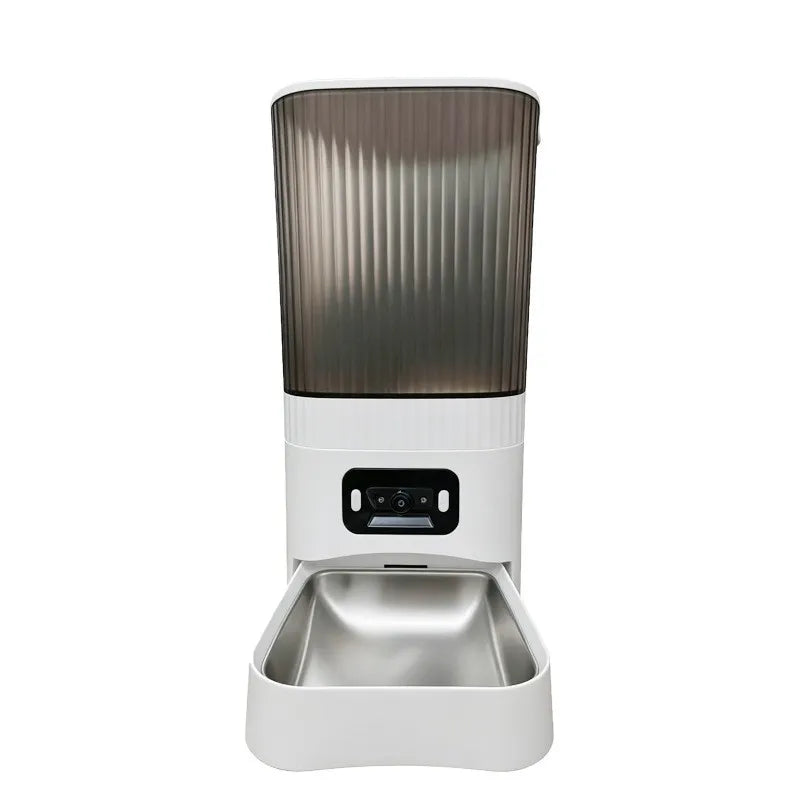 Cross Border Remote Control Cat Automatic Feeder With Camera Visual Interactive Home Pet Intelligent Feeder New Hot DropShipping