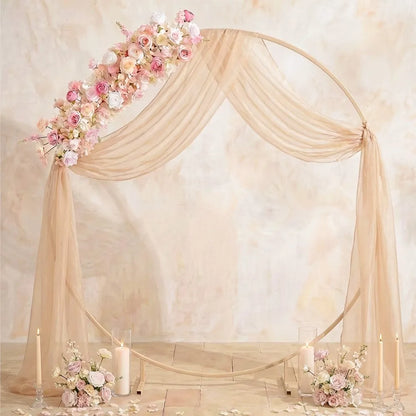 Uflower Pink Rose  Wedding Backdrop Decor Floor Flower Runner Event Table Centerpieces Silk Floral Strip Arrangement Party Props