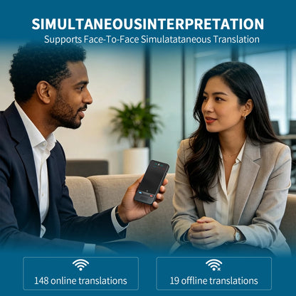 Language Translator Device AI Translation Support ChatGPT 138 Languages Translation Two Way Real Time Voice Translation