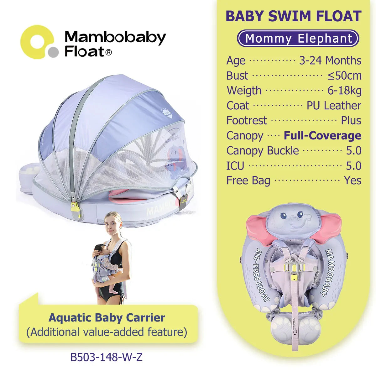 Mambobaby Baby Pool Float Vip 5 Dropshipping Blackproof Pool Mat For Infant Non-Inflatable Natation Buoy With Parasol Beach Toys