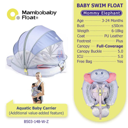 Mambobaby Baby Pool Float Vip 5 Dropshipping Blackproof Pool Mat For Infant Non-Inflatable Natation Buoy With Parasol Beach Toys
