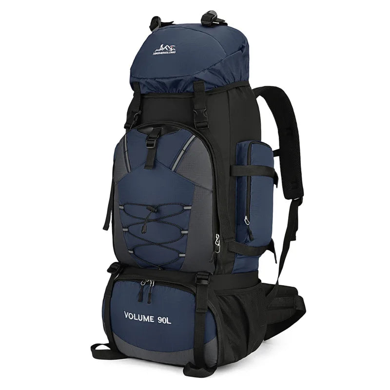 90L Hiking Backpack Men Women Large Capacity Outdoor Camping Rucksack Waterproof Travel Bag Mountaineering Trekking Bag