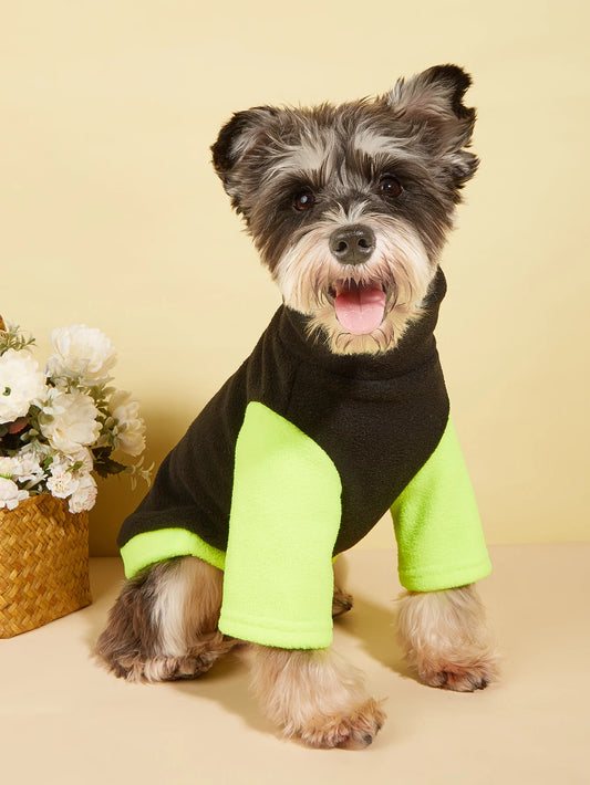 Dog Turtleneck Sweater | Soft Stretch Coat for Small Breeds | Autumn & Winter Yorkie & Poodle Sweatshirt