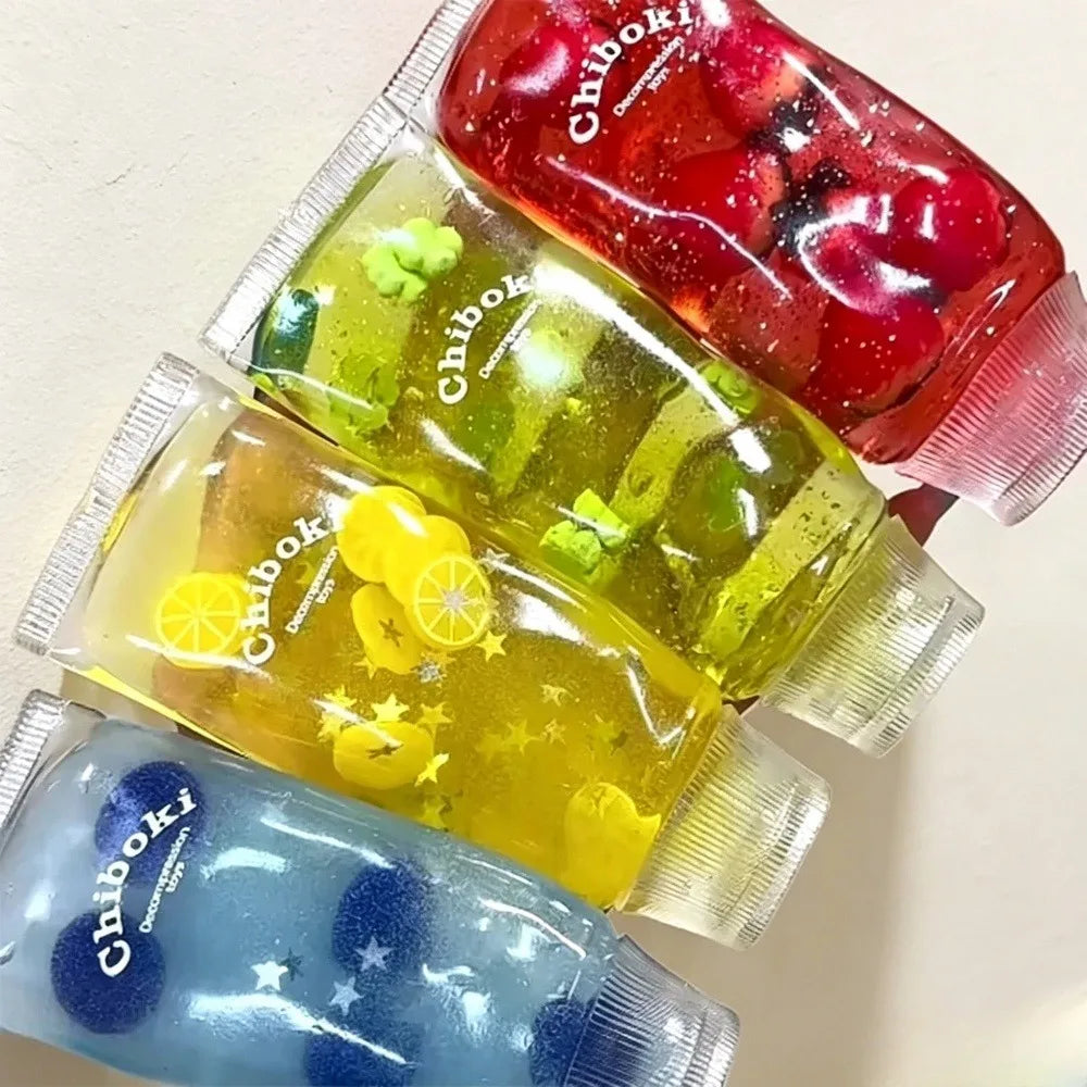 1-8PCS Toothpaste Stress Ball Shapeable Squishy Toy Non Bounce Jam Vaseline Feel ASMR Fidget for Kids Adults Anti Stress Gift