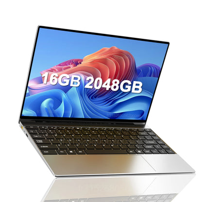 Ultra Slim 14.1" Laptop Intel 4405U Windows 11 Pro 16GB 1TB/2TB Notebook Gamer 1920*1080 Display Office Study Computer PC