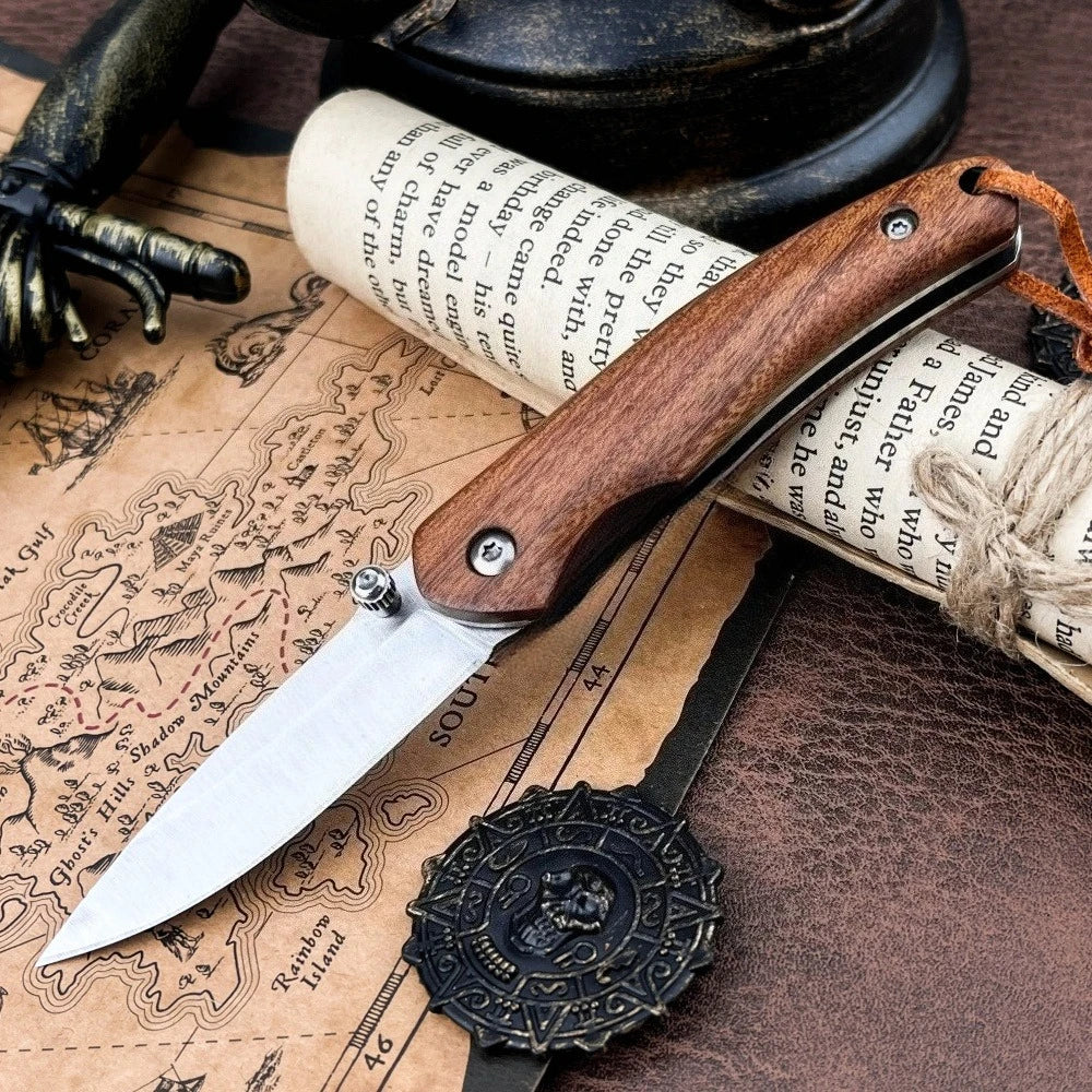 High-Quality Folding Knife: Everyday Cutting, Adventure, Hiking Rescue Tool—Portable Camping Pocket-Sized Outdoor Knife, Gift