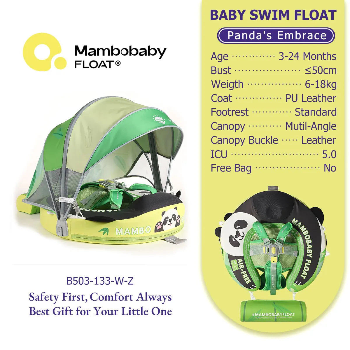 Mambobaby Baby Pool Float Vip 5 Dropshipping Blackproof Pool Mat For Infant Non-Inflatable Natation Buoy With Parasol Beach Toys