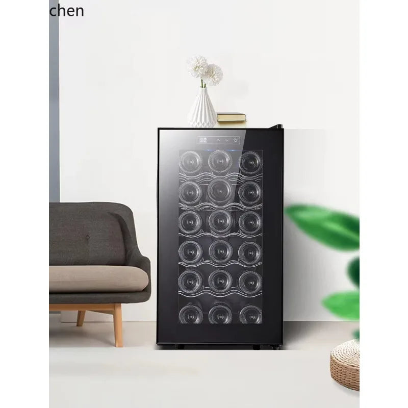 18-Pack Red Wine Constant Temperature Wine Cabinet Refrigerator Electronic Air Cooling Refrigerated Cabinet