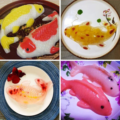 Fish Mold 3D Koi Fish Shape Plastic Cake Chocolate Jelly Mould Mold DIY Soap Handmade Sugarcraft Mold Baking Molds форма рыба