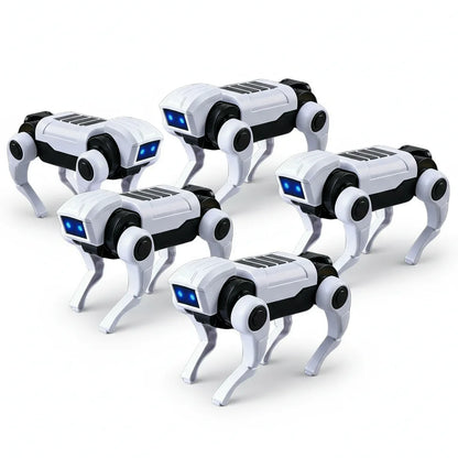 1/3/5Pcs Rc Robot Remote Control Mechanical Dog Toy Science Teaching Assembling Model Electric Set Toys Boys Kids New Year Gifts