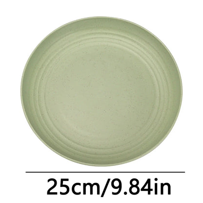 Fruit Plate, Round Salad Dessert Plate, Plastic Plate Can Be Used For Snacks, Nuts Can Be Stacked And Not Easily Broken