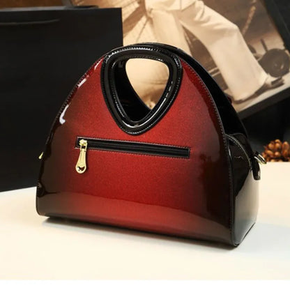 Genuine Leather 2024 New Fashion Women Handbags Flowers Dumpling tote Bag Middle-aged Mother Single Shoulder Crossbody Bags