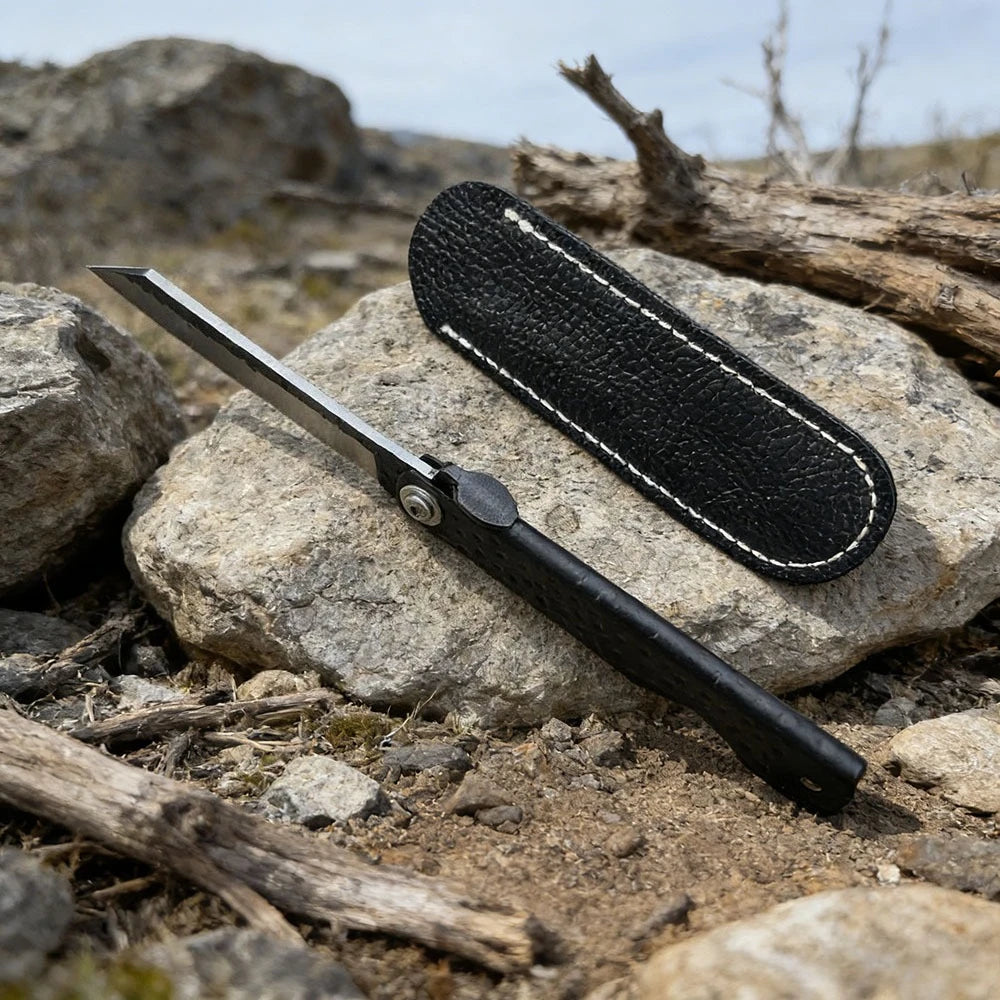 Household Folding Knife Durable Forged Steel Blade 420 Steel Handle Outdoor Camping with Multi-purpose Adventure Climbing Knives