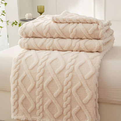 New Winter Coral Fleece Blankets Home Cozy Office Sofa Blanket Warm Nap Throw Blanket Travel Textile Fleece Thick Warm Blankets