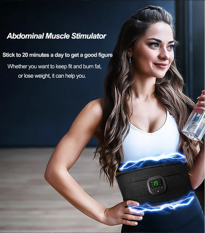 Waist Massager USB Charging Electric Arm Hip Leg Trainer Weight Loss Shaping Fitness Massager Equipment Portable Shaper Belt