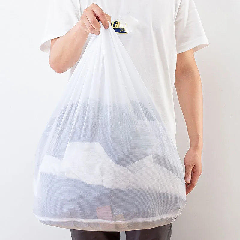 Big Size Large Washing Laundry Bag Mesh Organizer Net Dirty Bra Socks Underwear Shoe Storag Wash Machine Cover Clothes