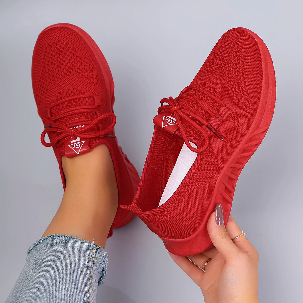 Women's summer breathable mesh flat shoes women's shoes casual sneakers shoes, clearance free shipping
