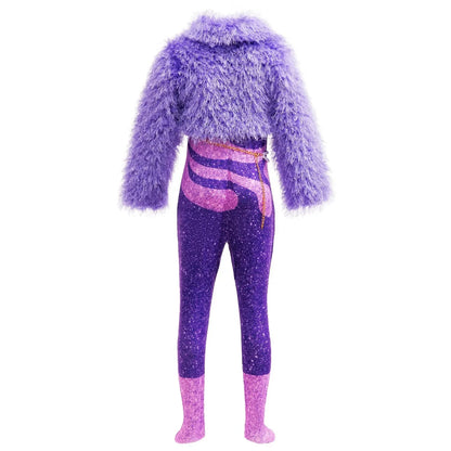 Zootopia Shakira Stage Costume Judy Rabbit Nick  Cosplay Suit Children's Performance Clothes Polyester Long Sleeve round Neck