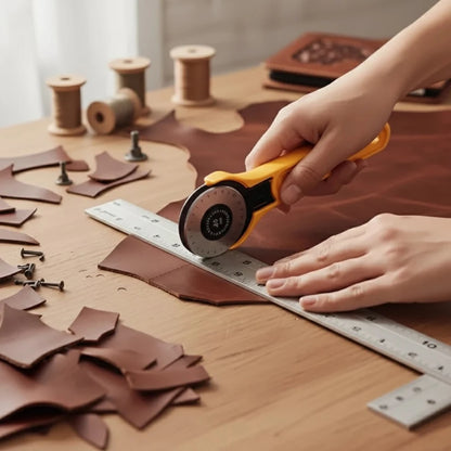 45mm Rotary Fabric Cutter Leather Craft Cutting Tool For DIY Fabric Patchworking Sewing Quilting Crafting Tools