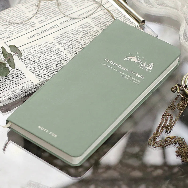 Kawai Self Filled Weekly Diary Notebook Silent Literary Forest Style Fresh Retro Slim Weekly Plan Book Office School Supplies