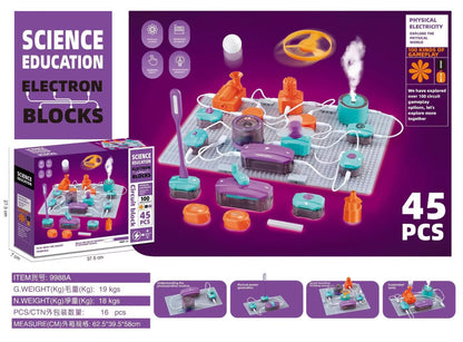 DIY Electronic Circuit Building Blocks - Kids Science Experiment Toy, Boost Children's Thinking Skills