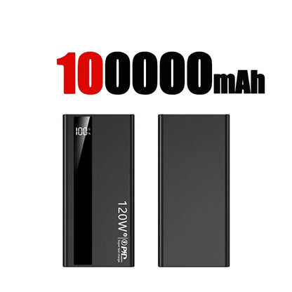 Lenovo 1000000mAh Large Capacity 120W Fast Charging Digital Display Outdoor Power Supply 2026 for Huawei iPhone