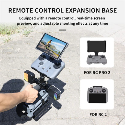 Drone Handheld Shooting Stand Gimbal Stabilizer Portable Grip Handle Bracket for DJI Mavic 4 Pro RC 2 RC Pro 2 Drone Accessories