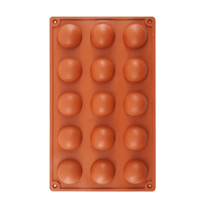 Semi Sphere Caramel Silicone Mold Chocolate Truffles Whiskey Ice Cube Tray Half Sphere Fondant Mould Hard Candy Gummy Jelly Mold