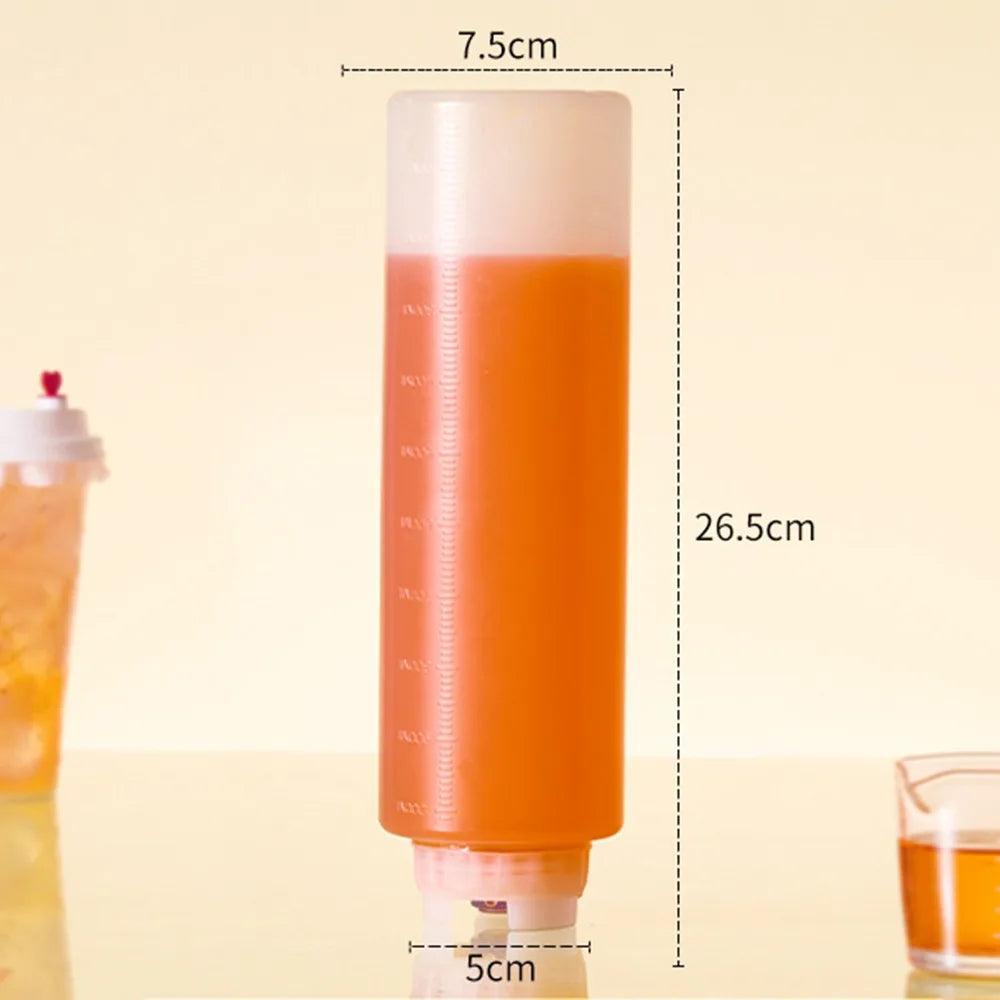New 360/700/1000ml Squeeze Sauce Bottle Plastic Large Capacity Tomato Catchup Dispenser Ketchup Picnic Cooker