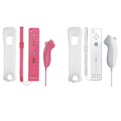 Controllers For Nintendo Wii 2 In 1 Left Right Controller Optional Motion Plus Set Game Remote Control Joystick Wireless Gamepad