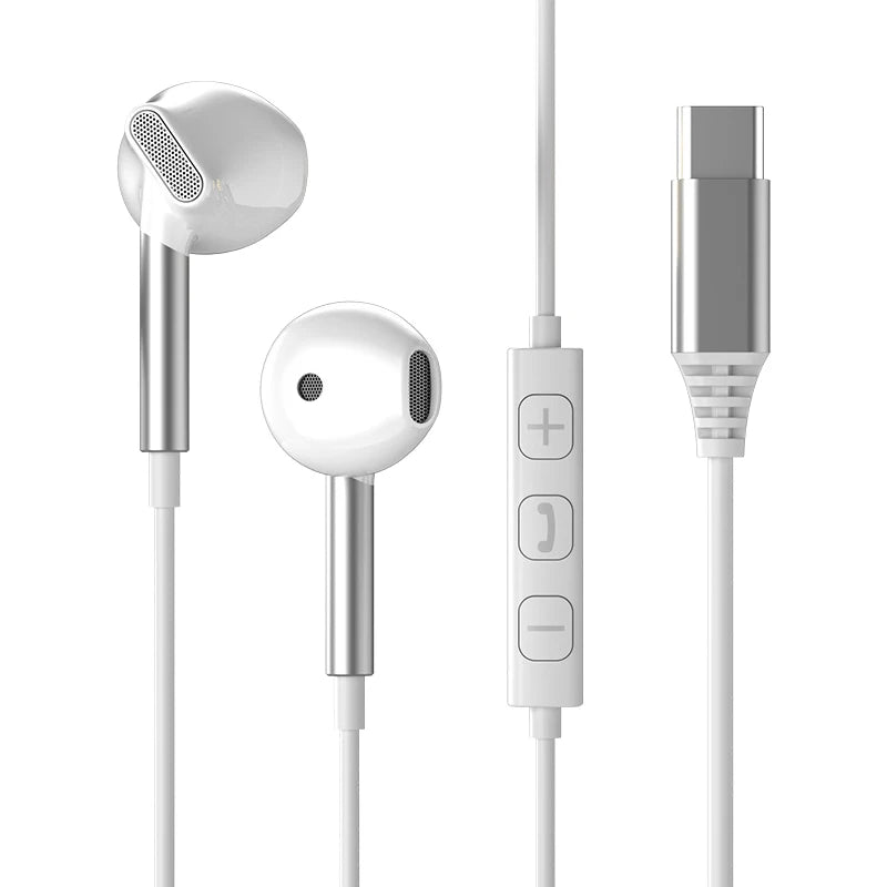 For Samsung Earphones HiFi Surround Sound With Mic Volume Control Type C 3.5mm Music Wired Headphones For Galaxy S26 S25 S24 S23