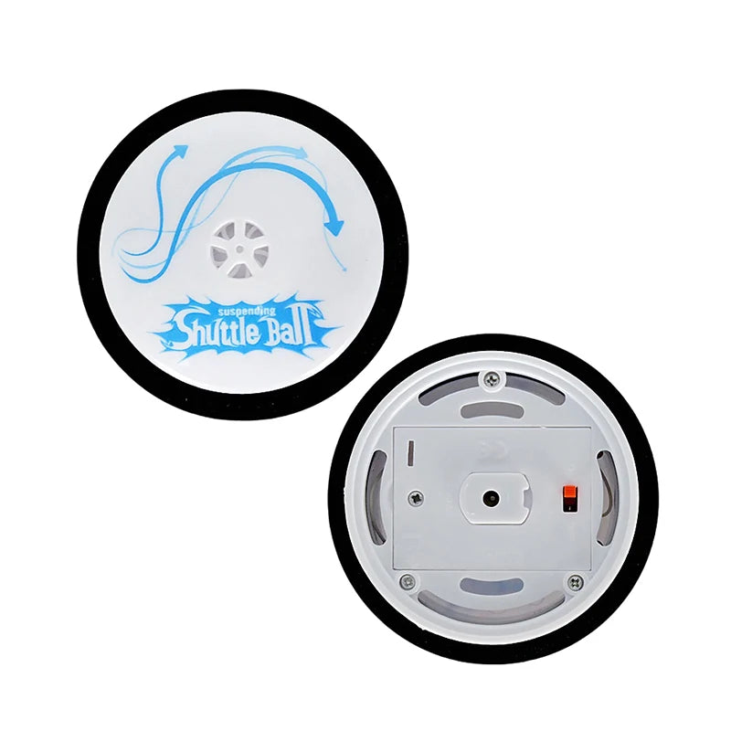 Floating Hover Puck Game with Red Pushers for Kids, Tabletop Hockey Game