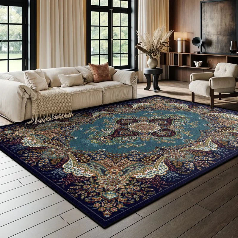 Retro Persian Style Carpet for Living Room 200x300 Luxury Large Area Rugs Bedroom Decoration Dirt-resistant Anti-slip Lounge Mat