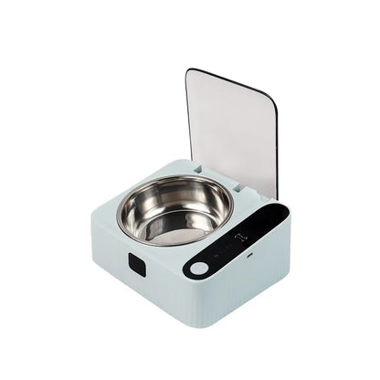 The latest smart cat bowl automatic induction opening lid ABS dustproof, insect-proof and moisture-proof pet products