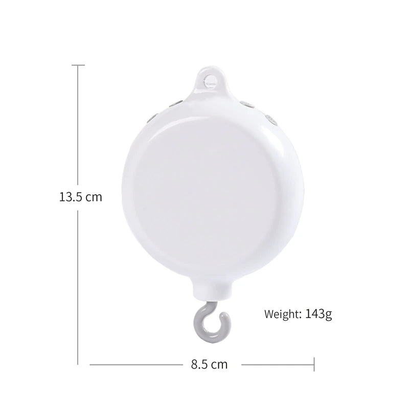 Revolving Music Box For Newborns Baby Crib Imitation Wood Color Hanging Rattle Baby Soothing Musical Toys 0-12 Months Baby Gift