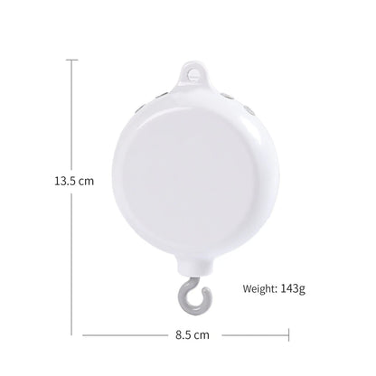 Revolving Music Box For Newborns Baby Crib Imitation Wood Color Hanging Rattle Baby Soothing Musical Toys 0-12 Months Baby Gift
